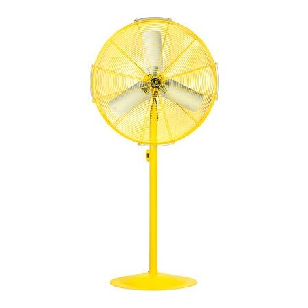 Hunter Fan Co. Jan Fan Jan Fan 30in Pedestal Fan w/ Drop Cord Switch, 2 Speed, Yellow, 4PK JF-PF30-DCS